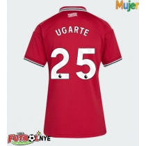 Camiseta Manchester United Manuel Ugarte #25 Primera Equipación para mujer 2026-27 manga corta
